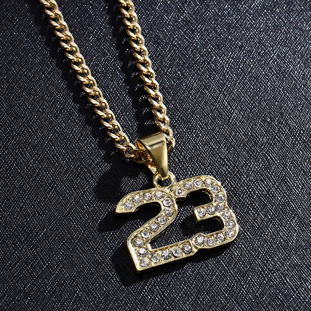 Basketball necklace Number 23 MJ