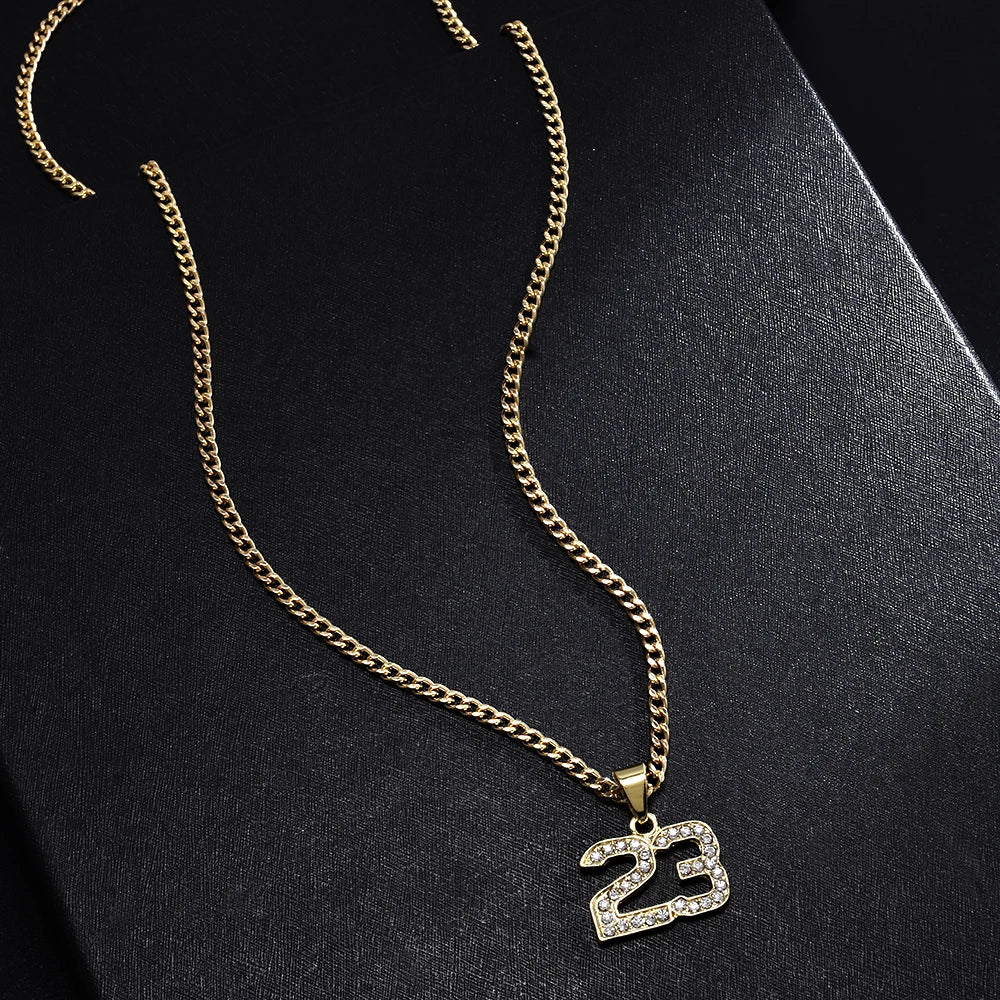Basketball necklace Number 23 MJ