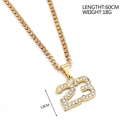 Basketball necklace Number 23 MJ