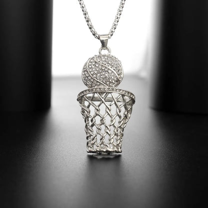 Basketball necklace